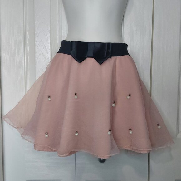 Paris at Moi Pale Pink Skirt - Picture 1 of 11